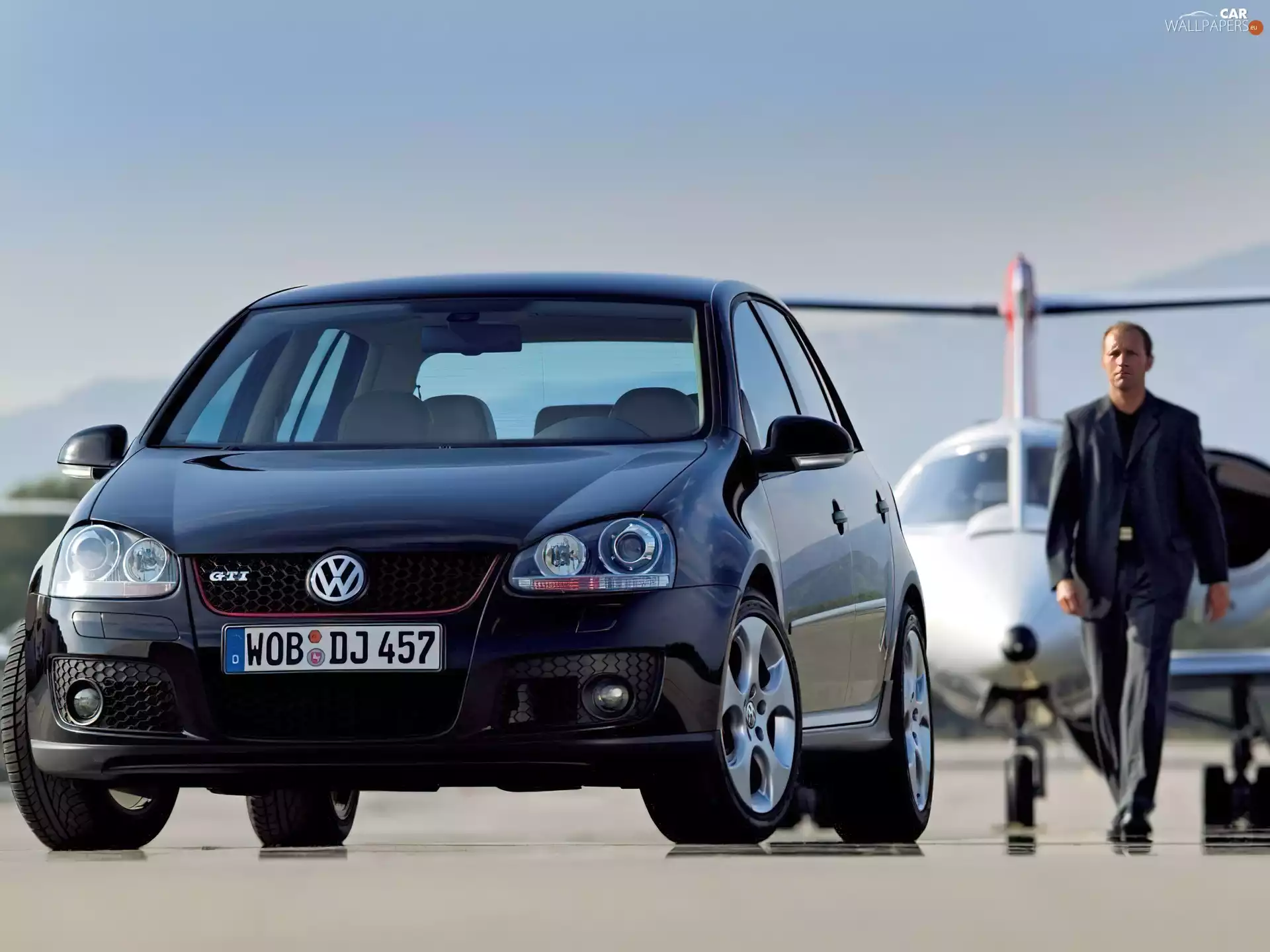 Black, Volkswagen Golf 5, GTI