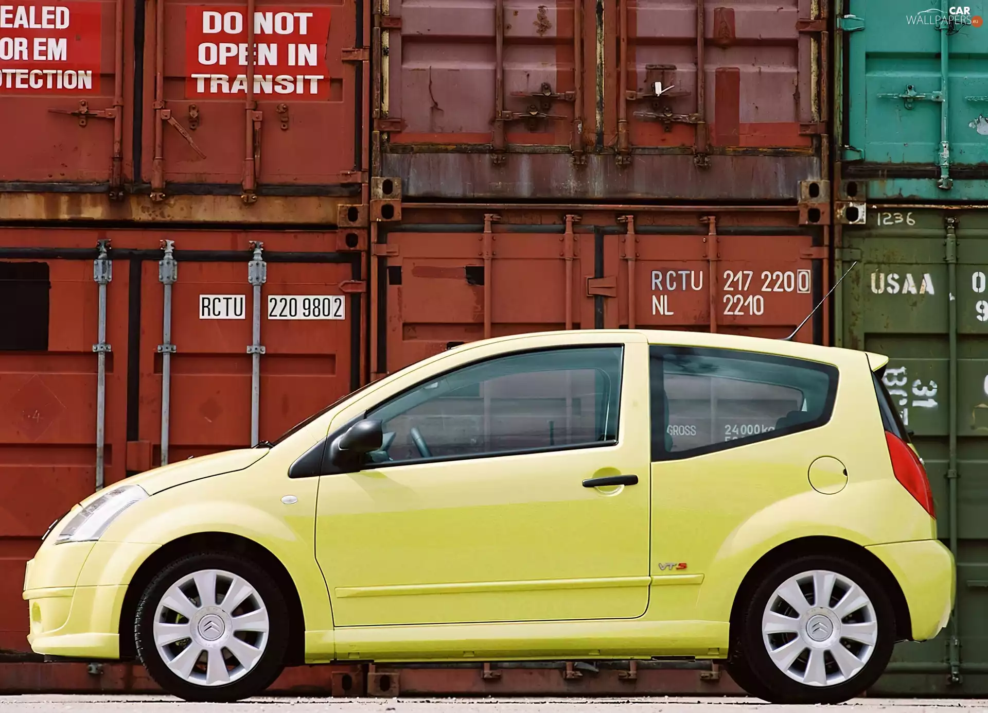 Yellow, Citroen C2 VTS
