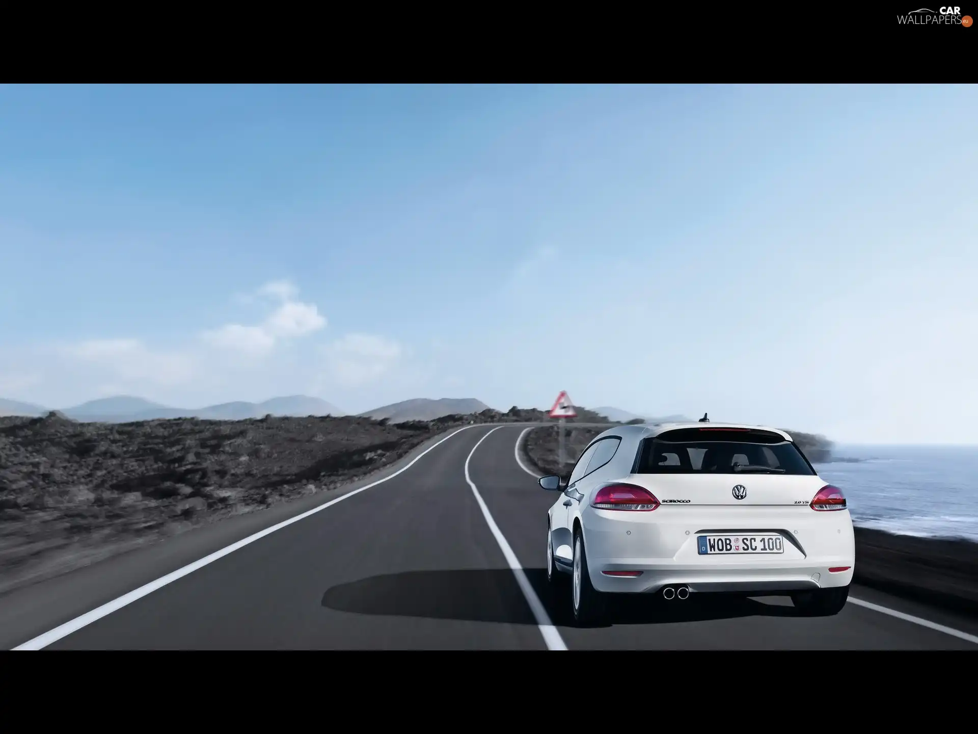commercial, Back, VW Scirocco