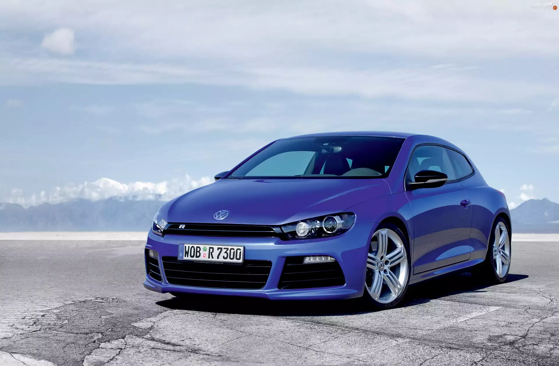 VW Scirocco, headlights