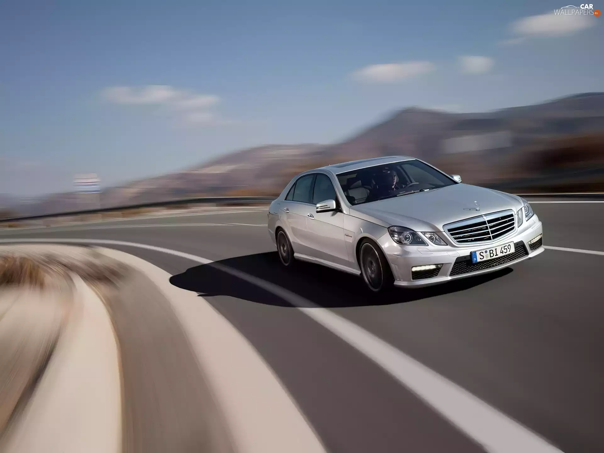 Mercedes Benz E63, W212, turn, AMG