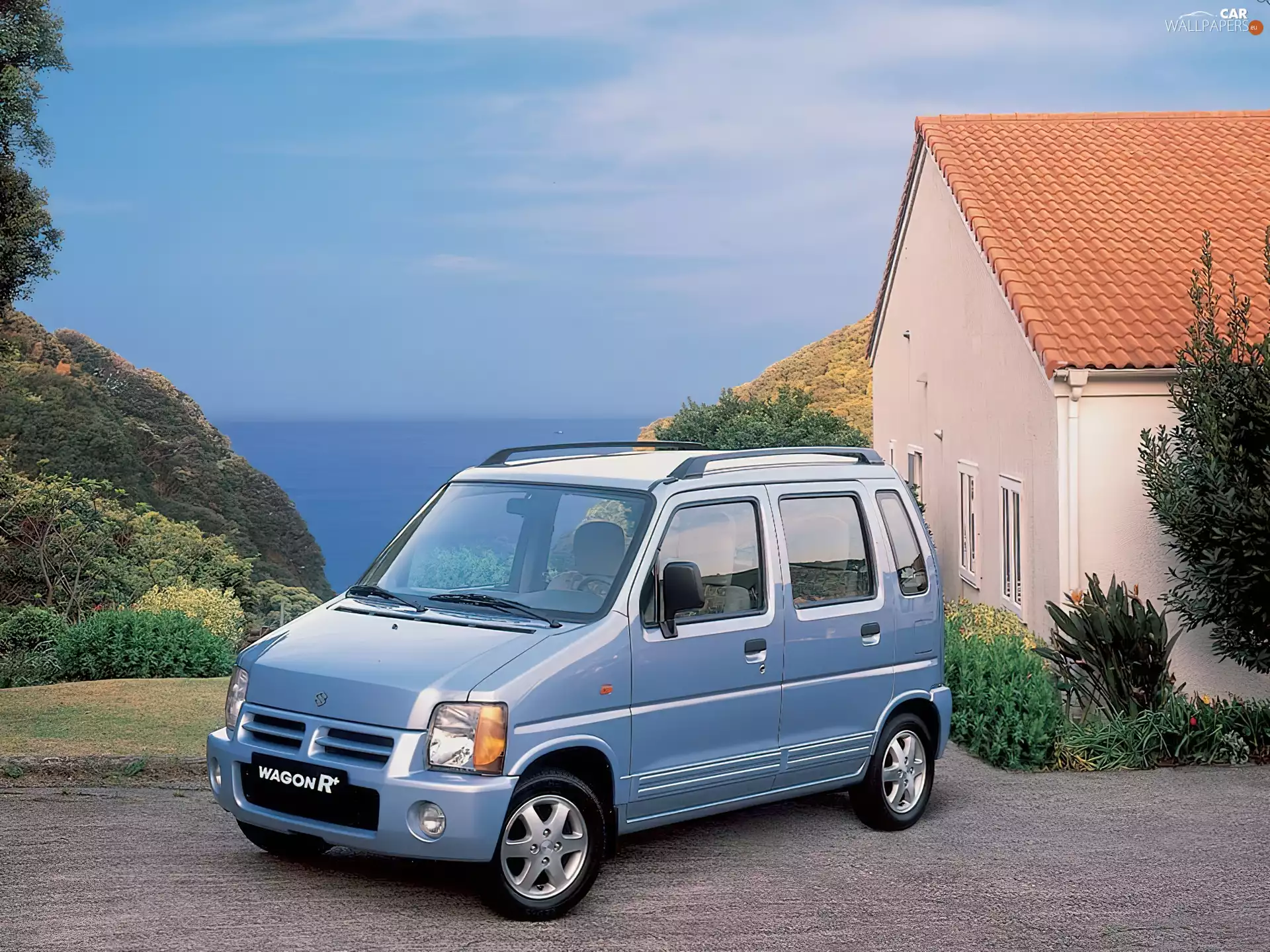 Suzuki Wagon R+, lighted Blue