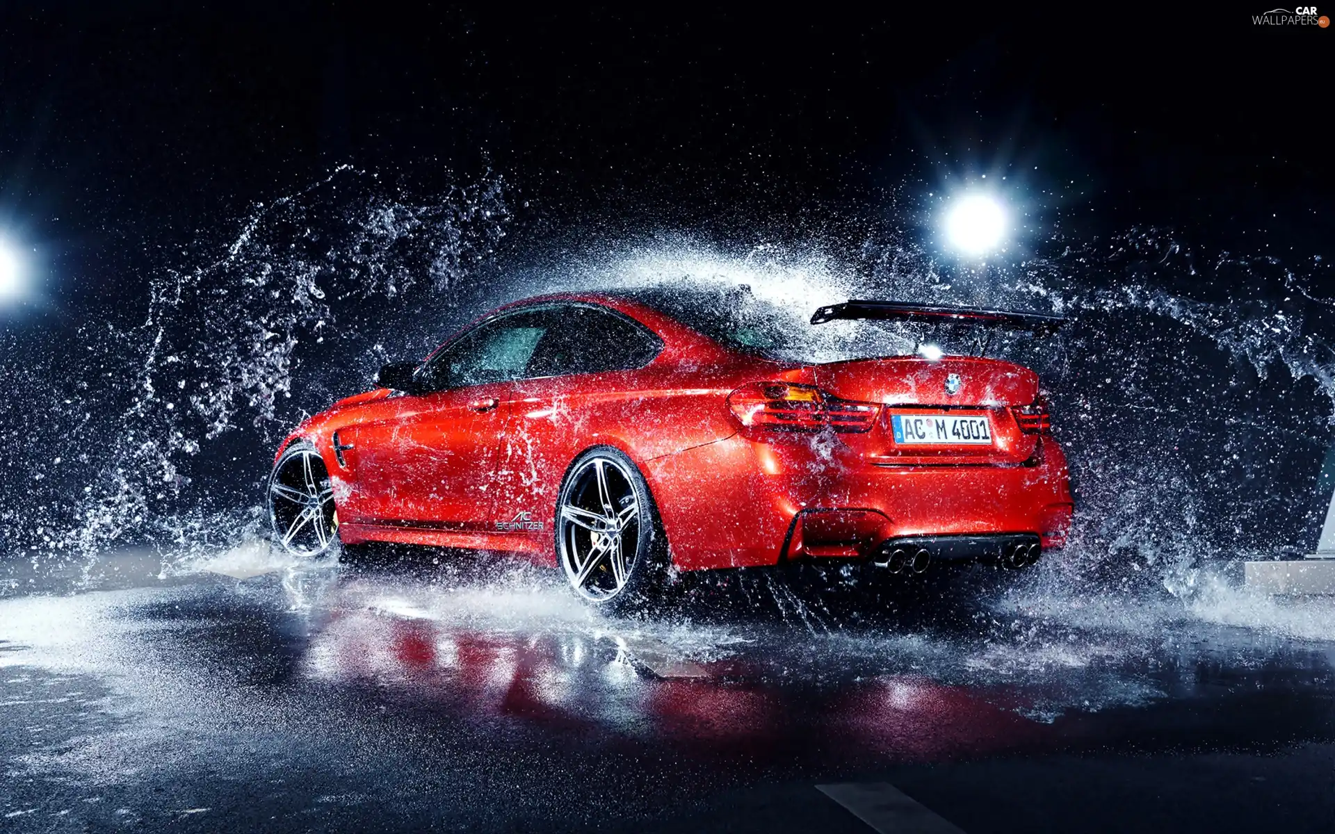 M4 Automobile Drops Bmw Red Water Splash Cars Wallpapers 2560x1600