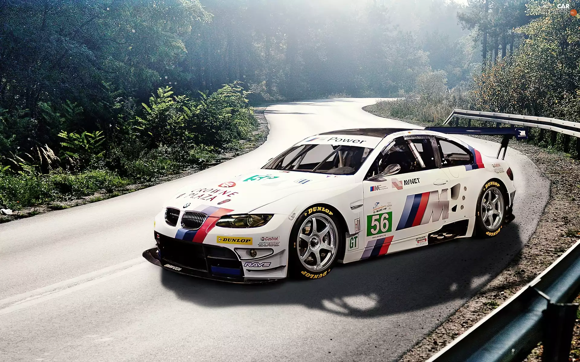 forest, BMW M3, Way