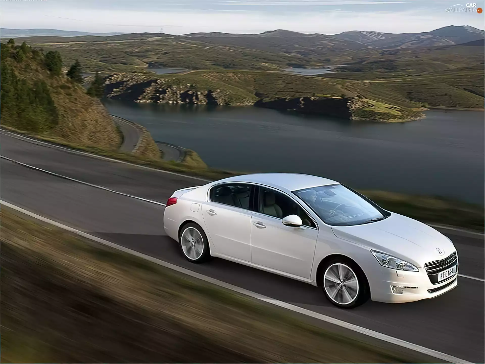 lake, Peugeot 508, Way