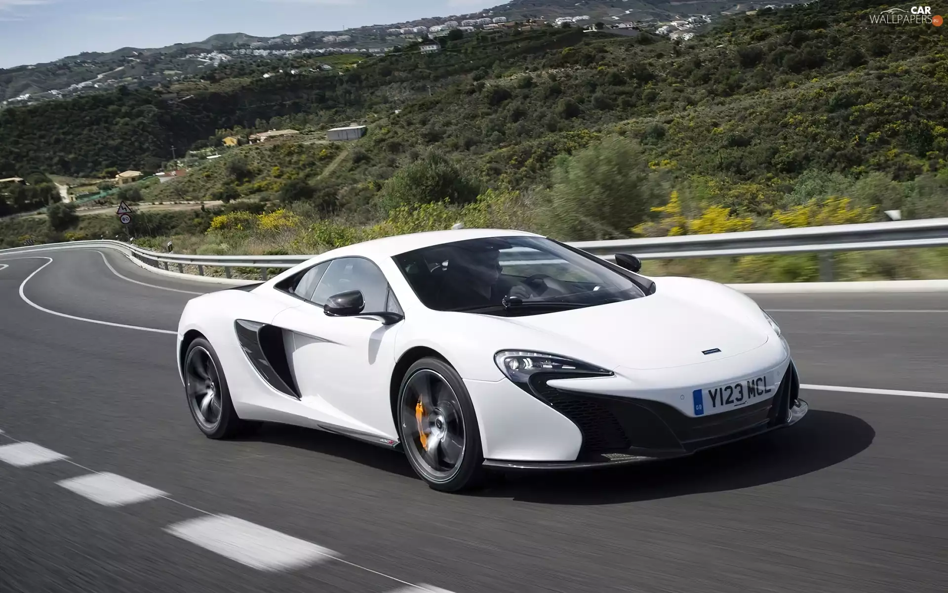 Automobile, Way, Mountains, McLaren 650S