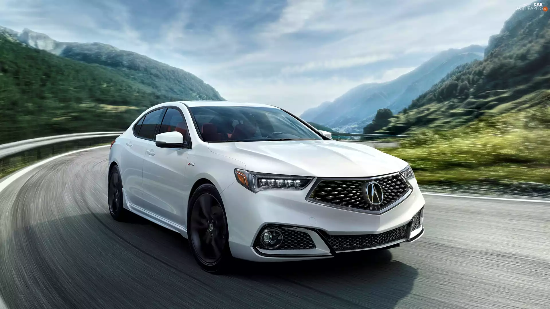 Mountains, Acura TLX, Way