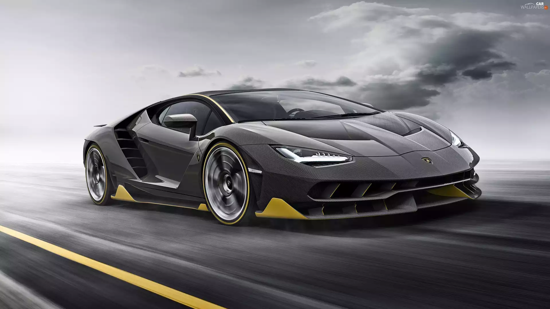 Sky, Lamborghini Centenario, Way