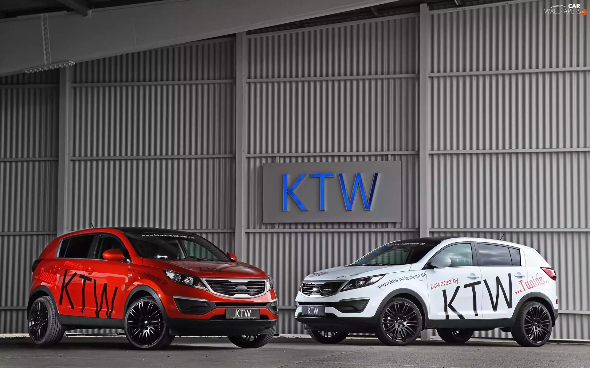 KTW Tuning, 2013, red hot, Kia Sportage, White
