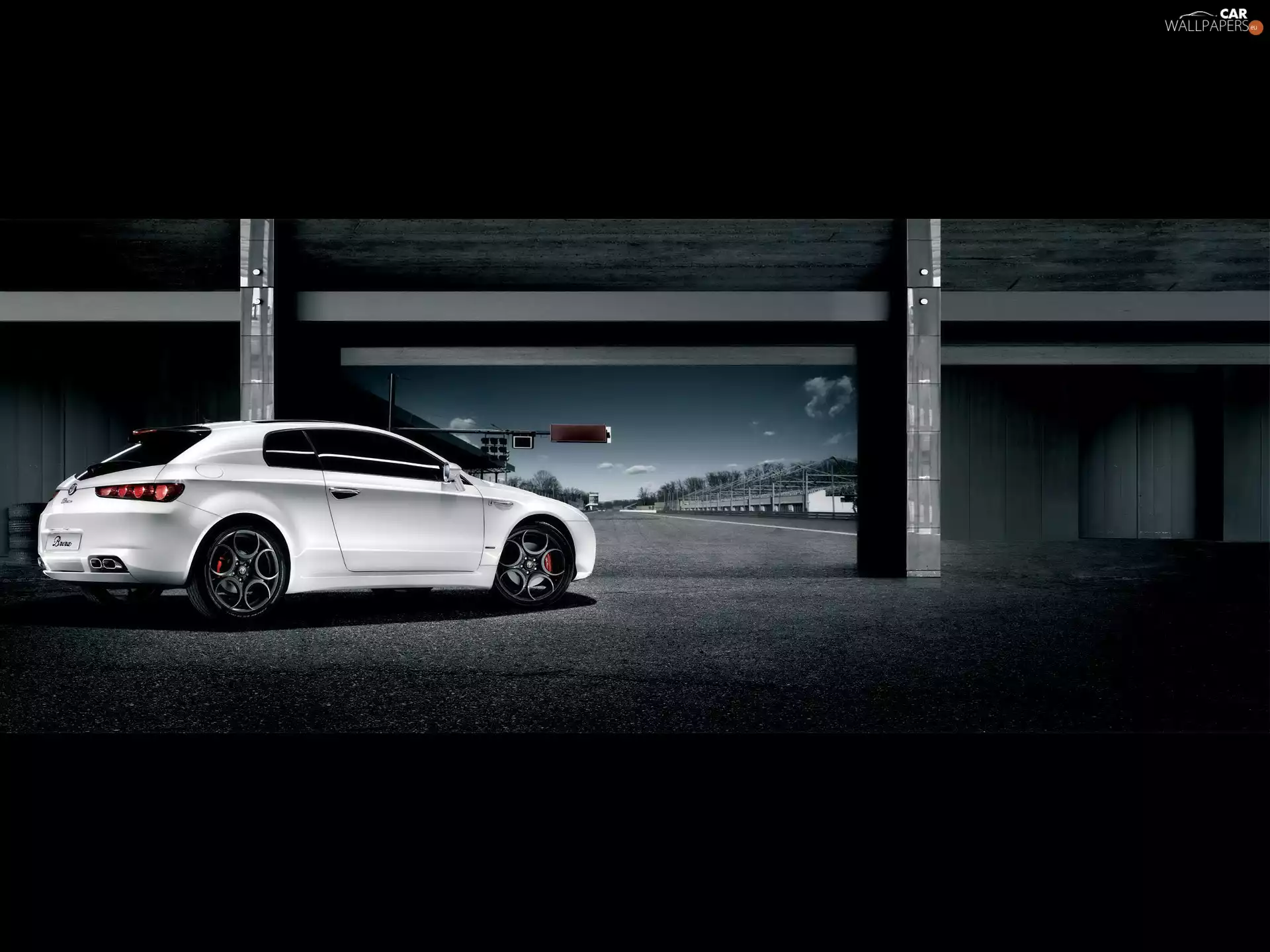 Hatchback, White, Alfa Romeo Brera