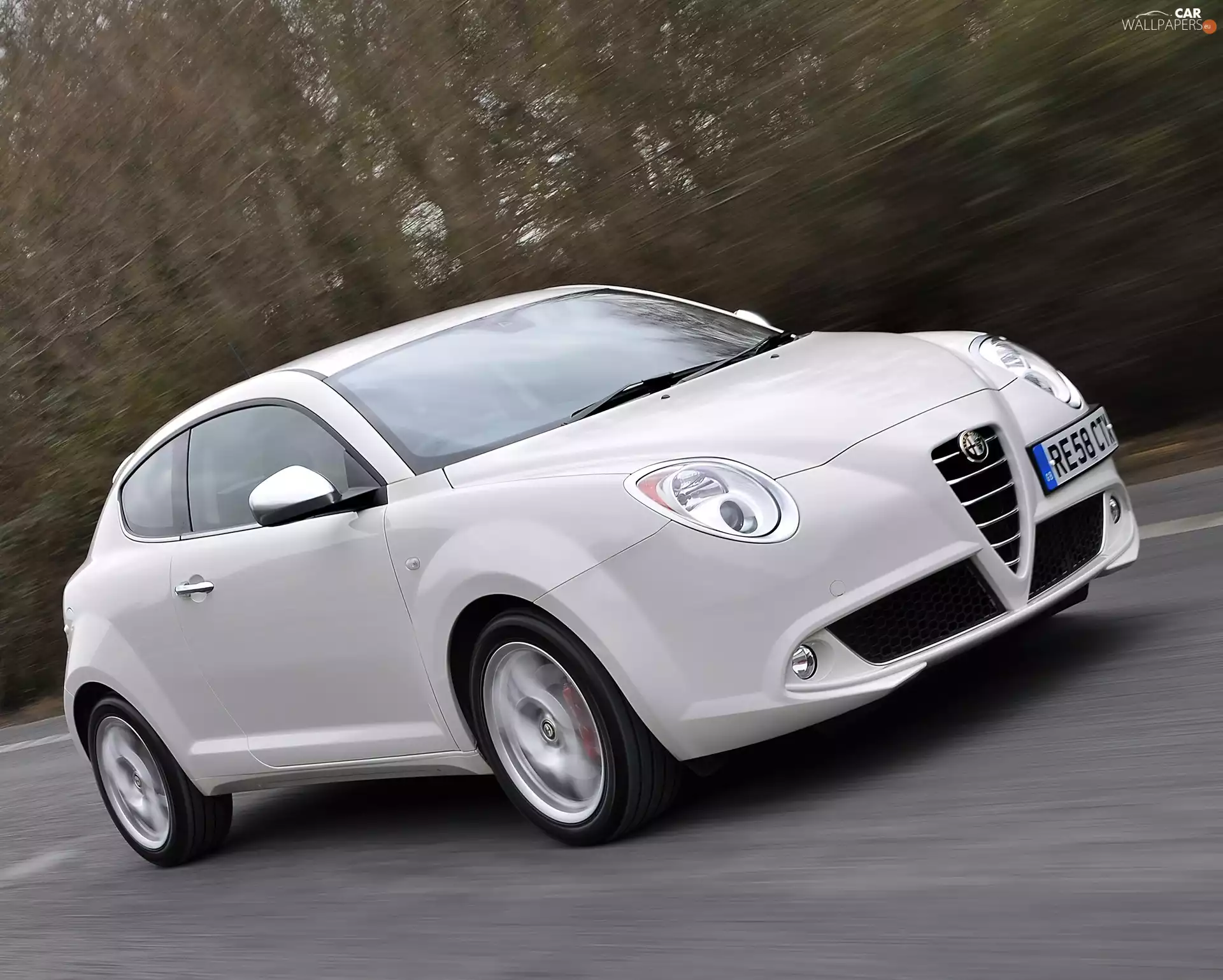 route, White, Alfa Romeo MiTo