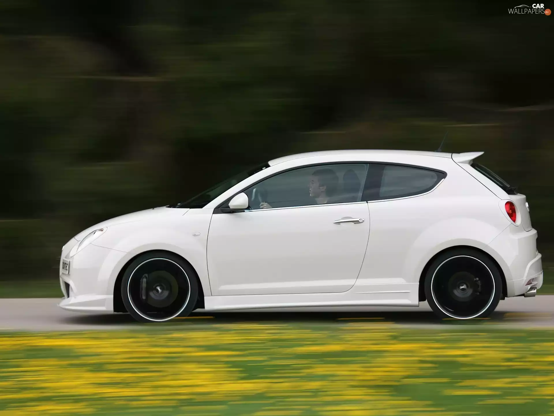 spoiler, White, Alfa Romeo MiTo