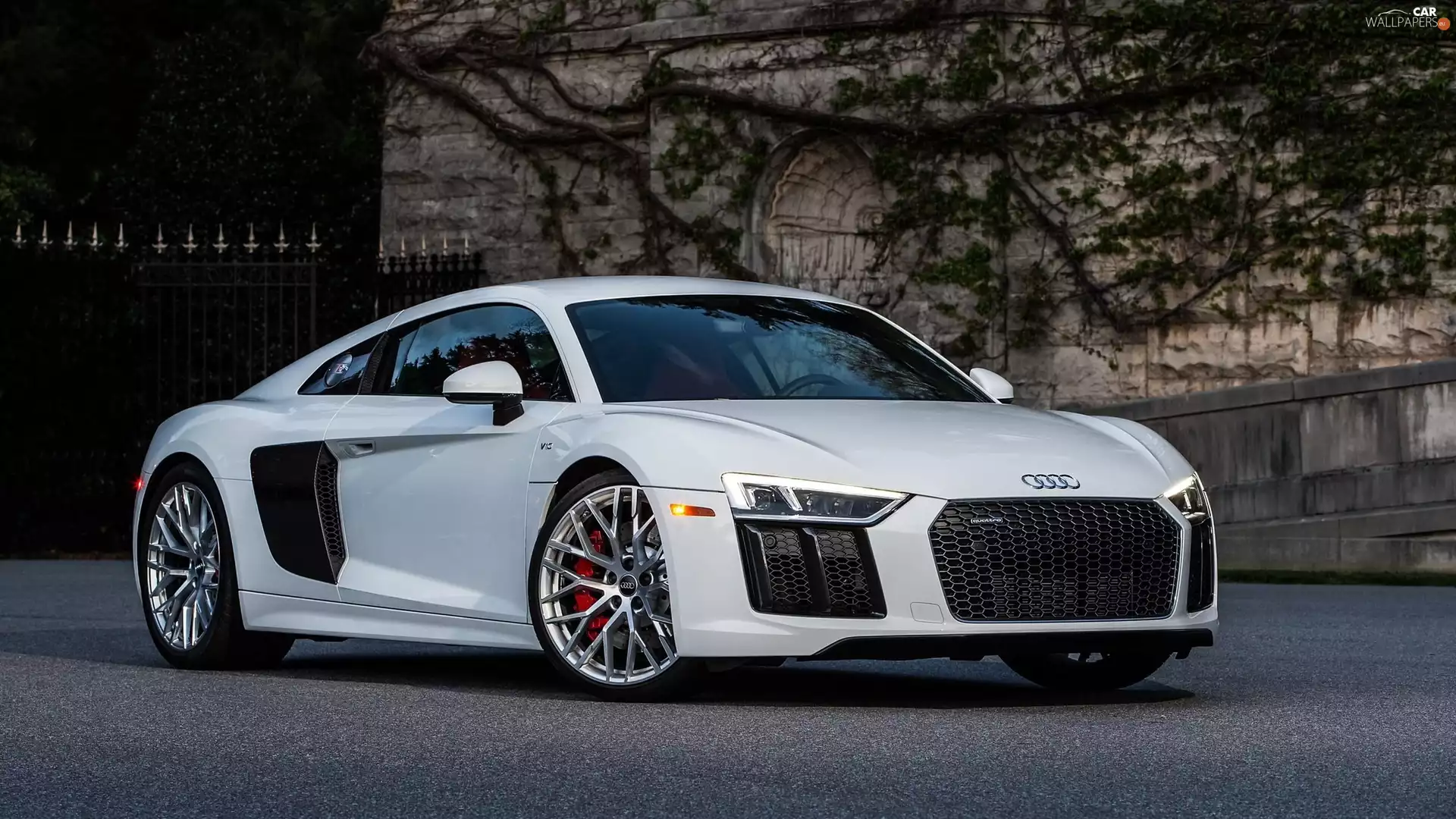 2017, White, Audi R8 V10
