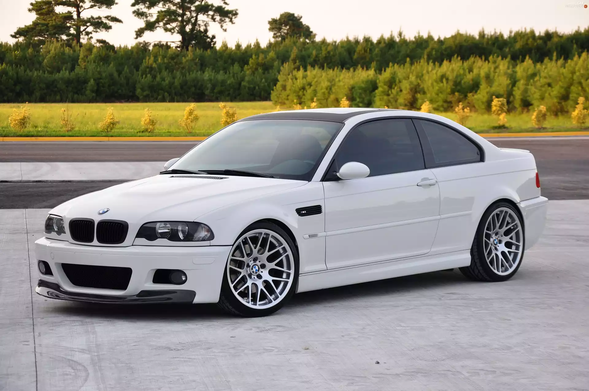 1999, White, BMW M3 E46