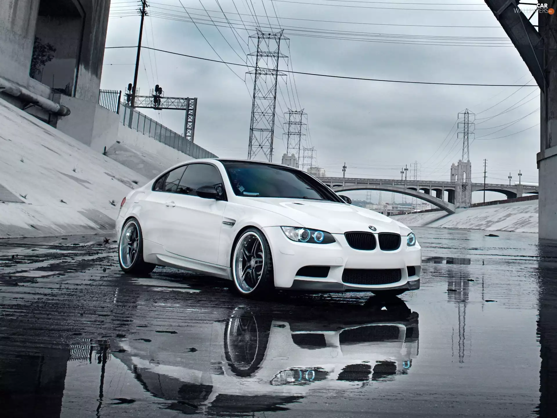 White, BMW Coupe