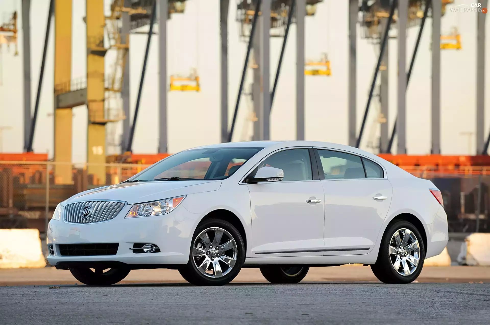 White, Buick LaCrosse