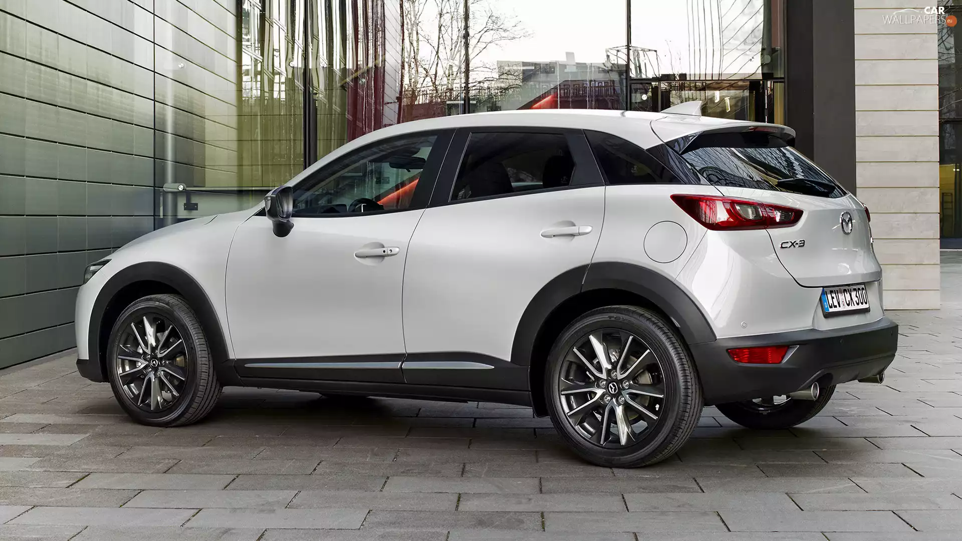 side, White, Mazda CX-3