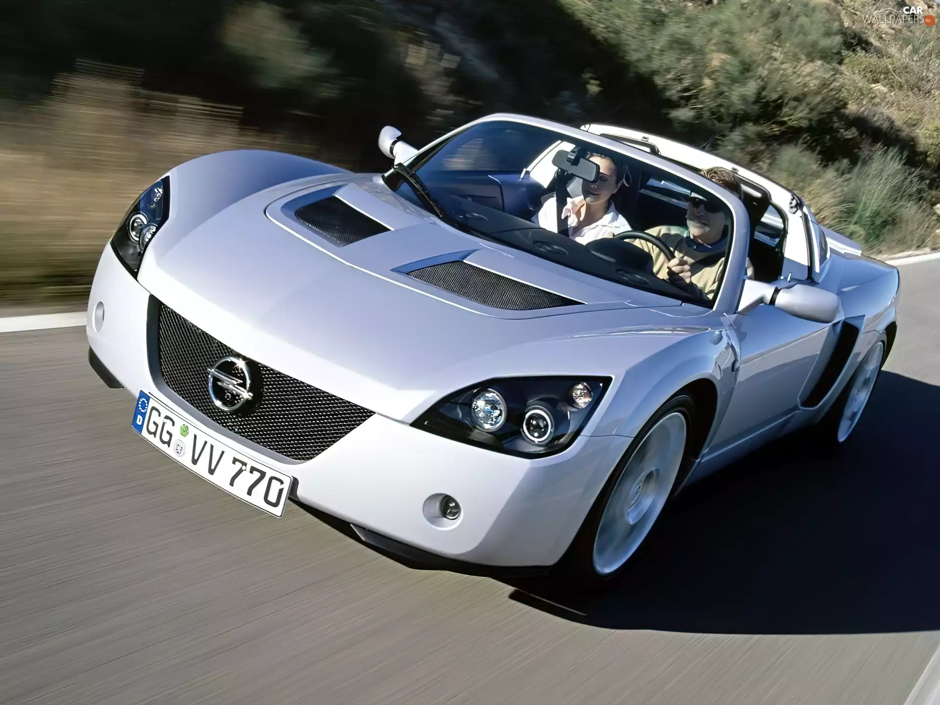 White, Opel Speedster