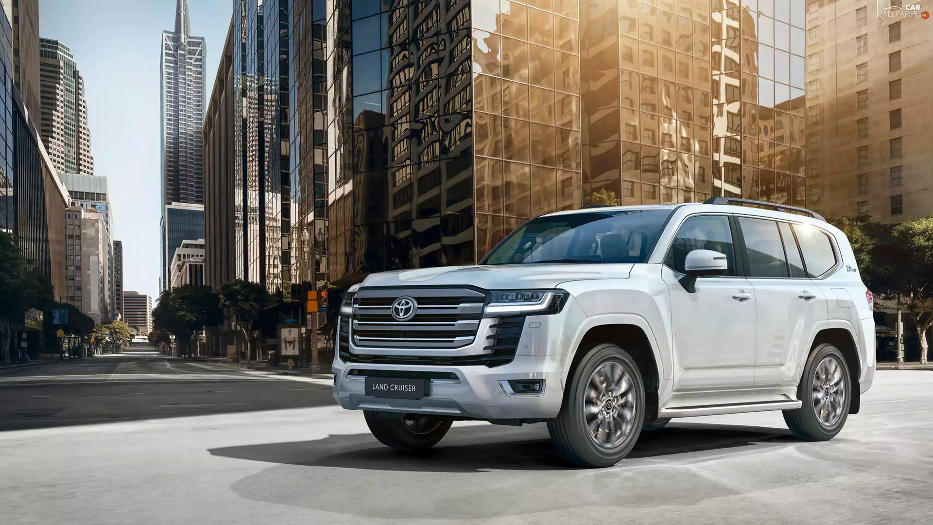 Houses, White, Toyota Land Cruiser