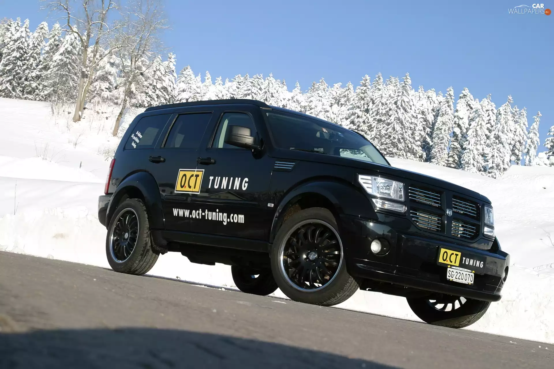 snow, Dodge Nitro, winter