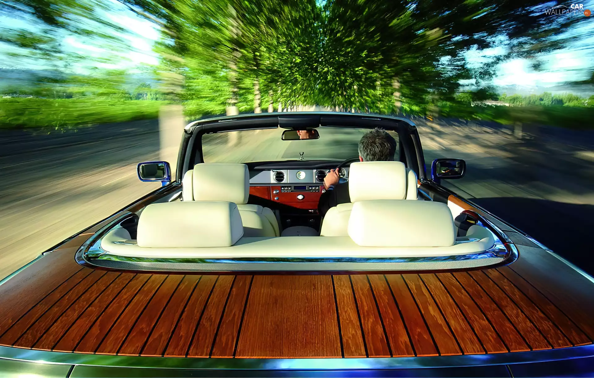 teak, Phantom Drophead, Wood