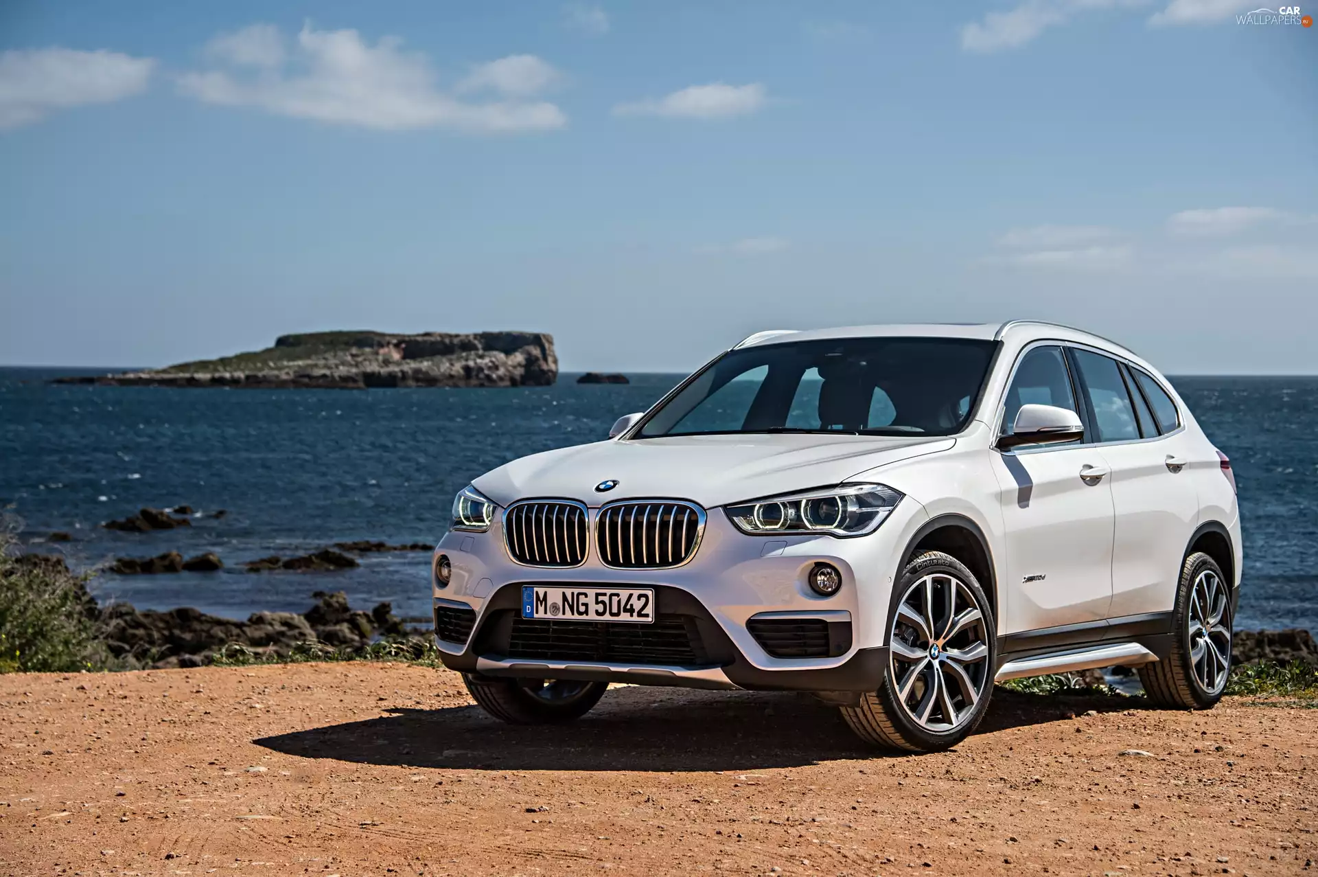 2017, White, BMW X1 sDrive28i SUV