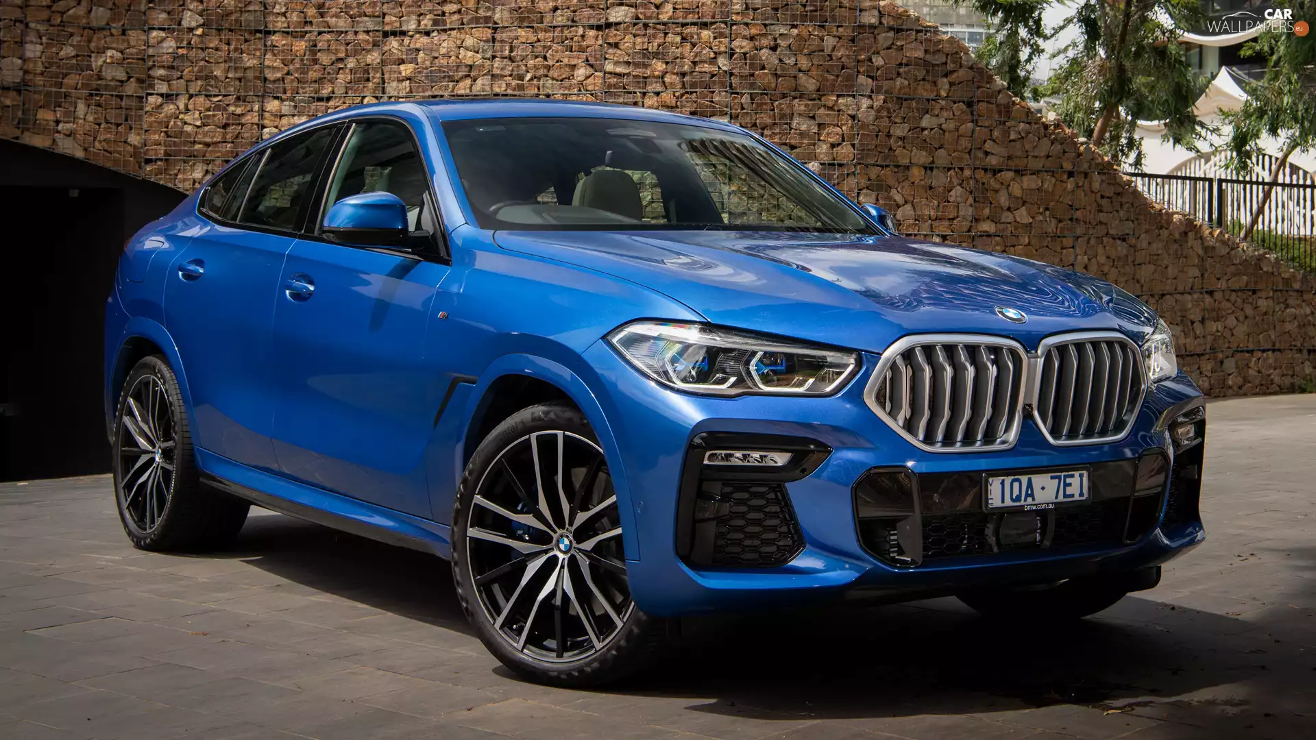 Front, Blue, BMW X6