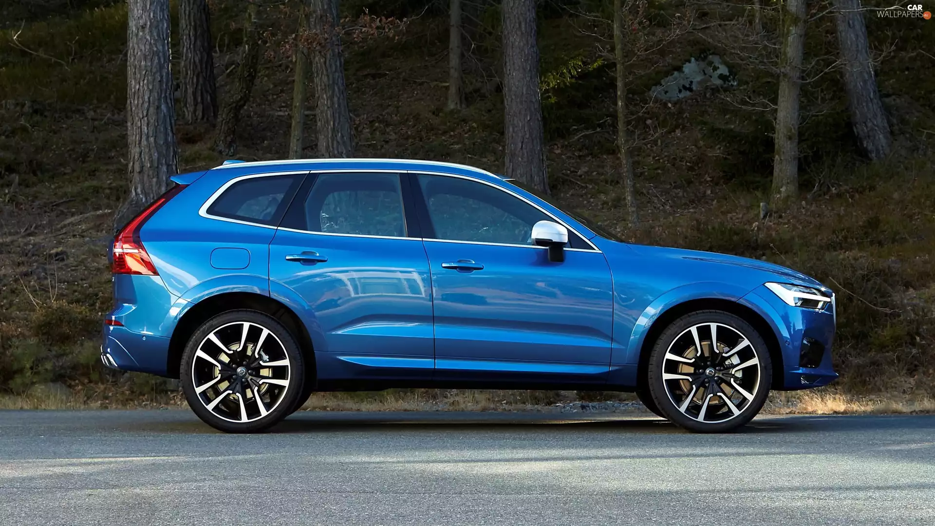 2017, Blue, Volvo XC60
