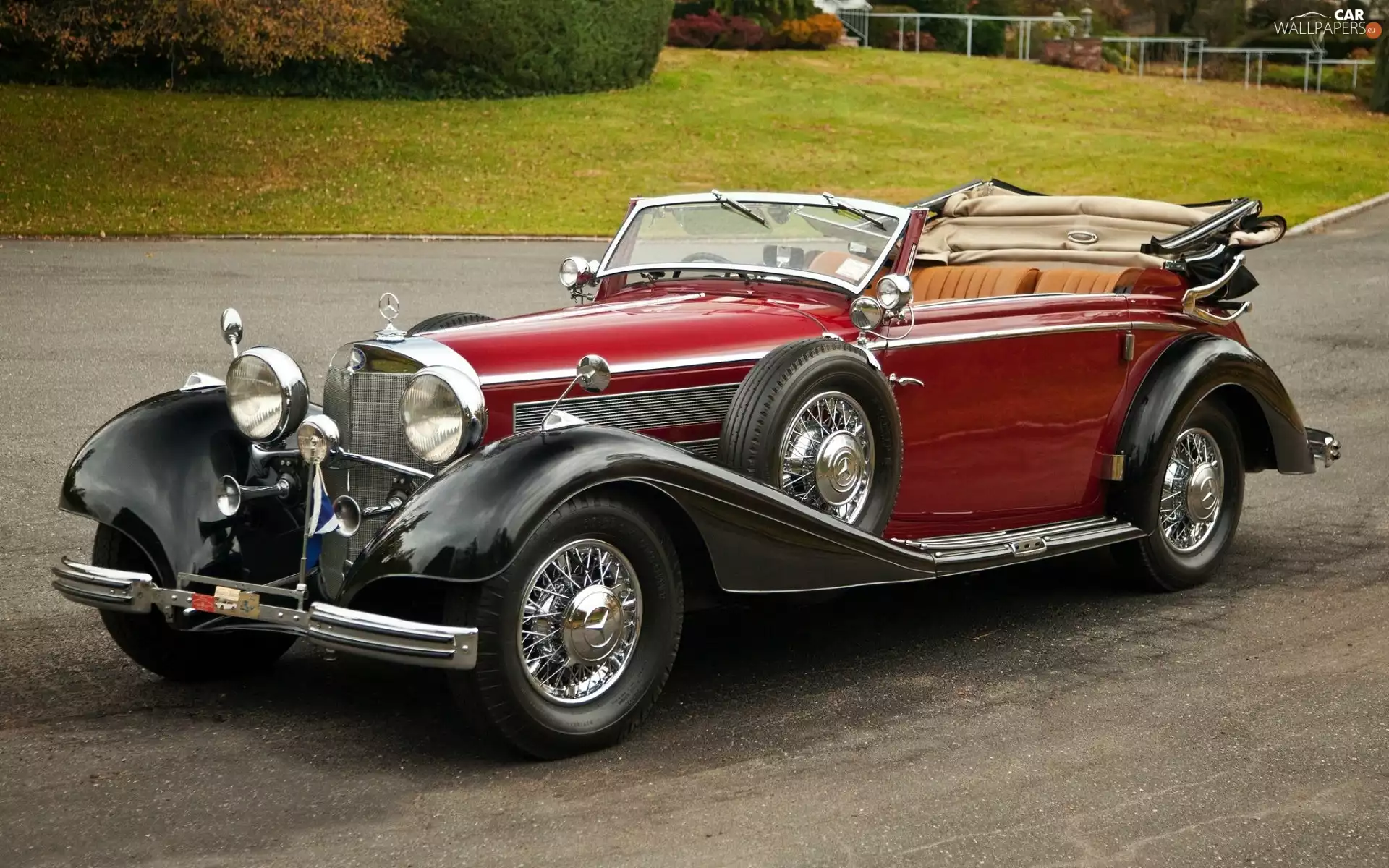 motor car, 1937 Year, Cabriolet, classic, Mercedes