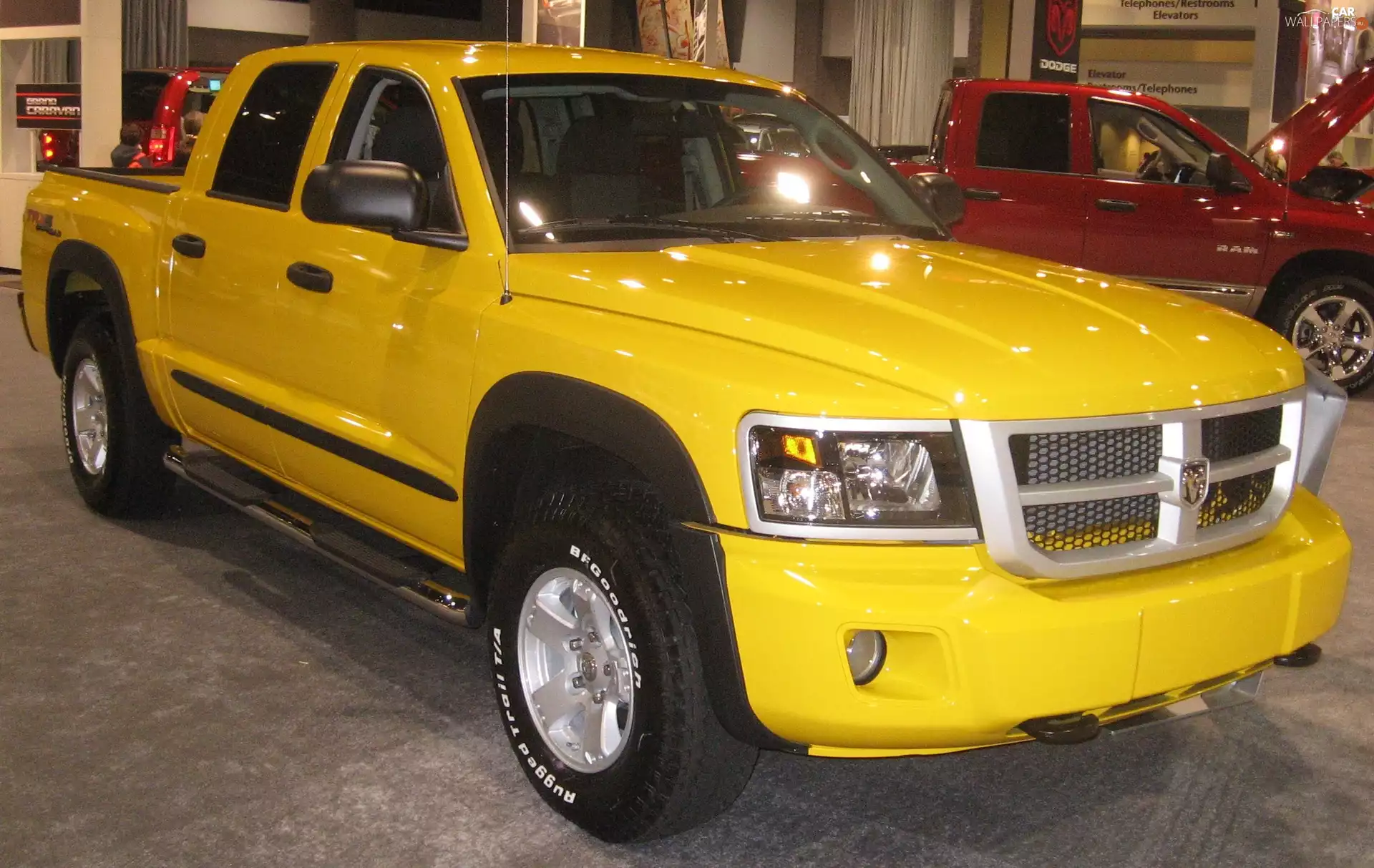 Dodge Dakota, Dealer, Yellow