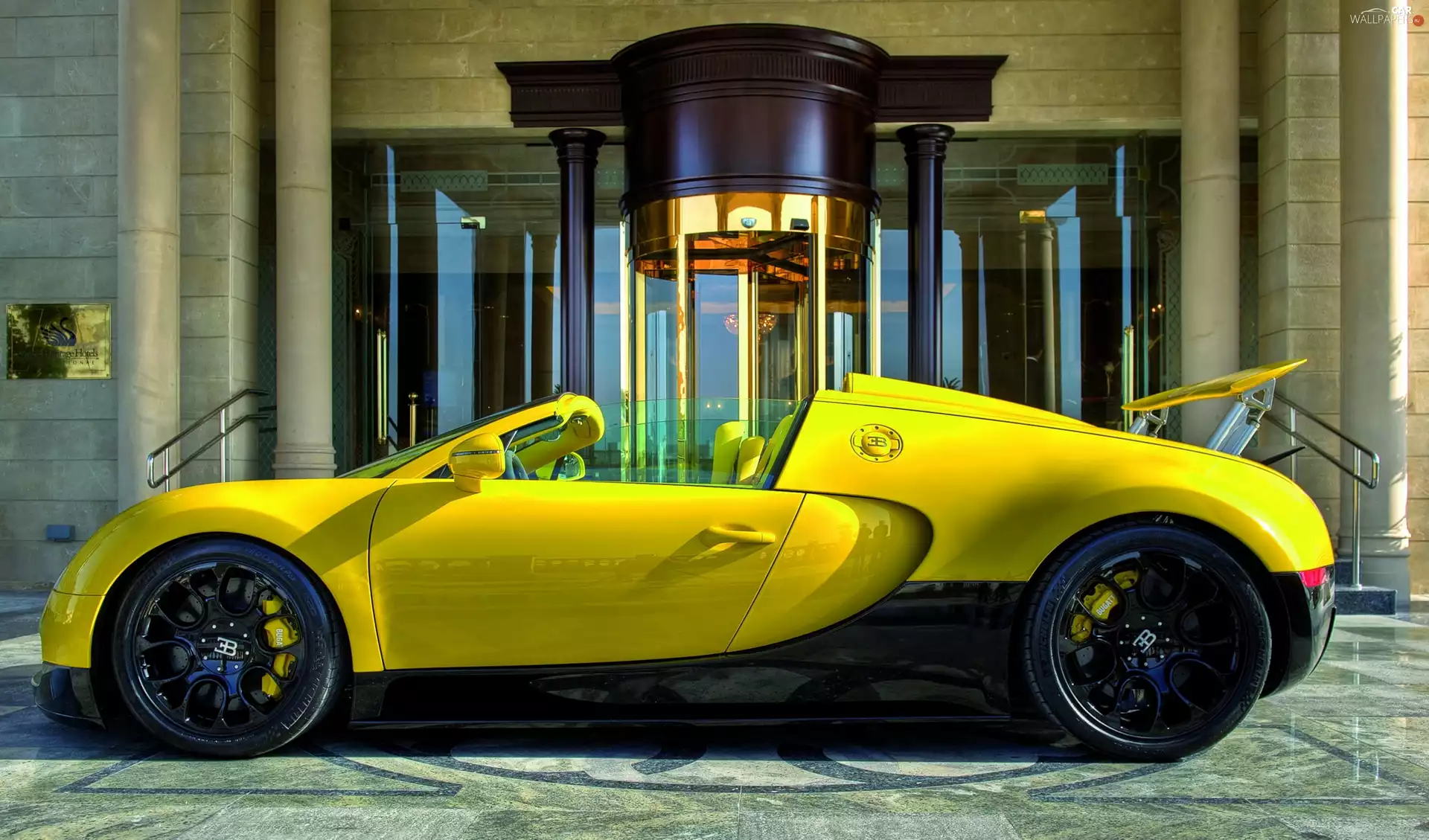 16.4 Grand Sport, House, Bugatti, Veyron, Yellow