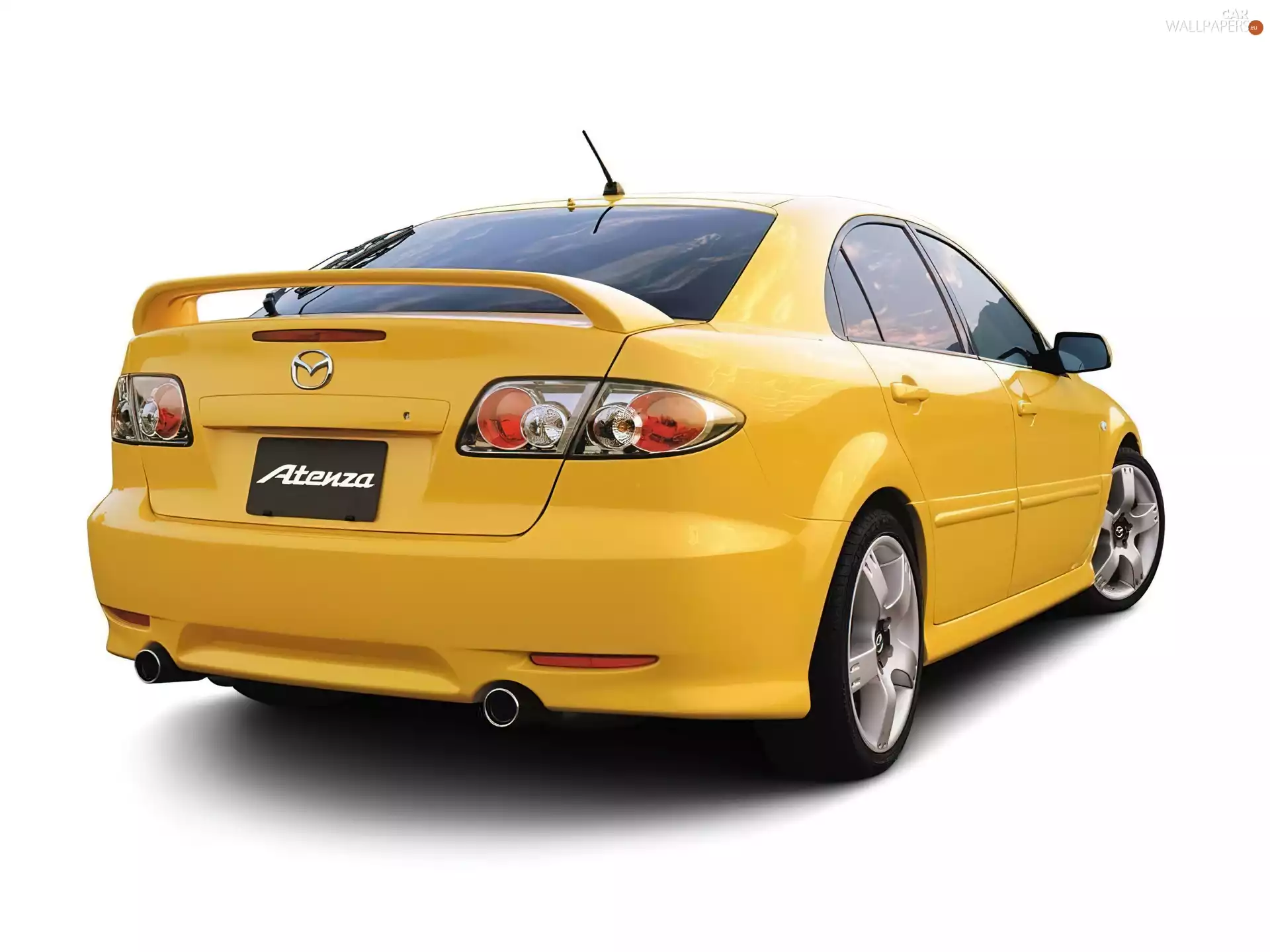 Back, Yellow Honda, Mazda 6