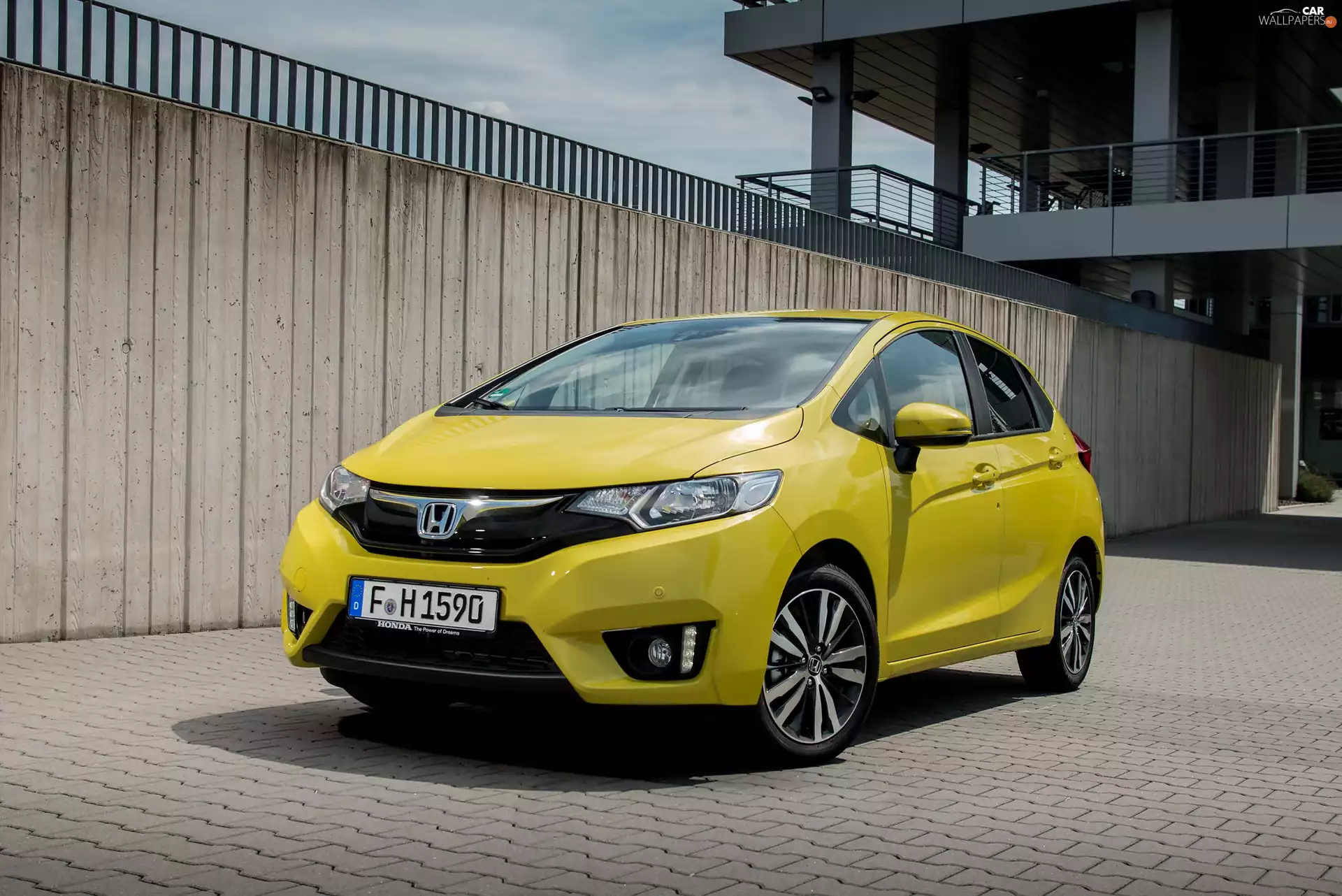 2018, Yellow Honda, Honda Jazz