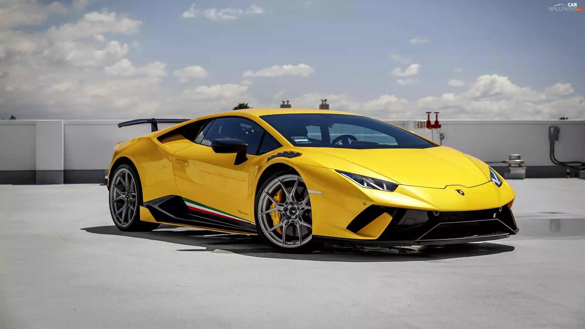 Yellow, Lamborghini Huracan