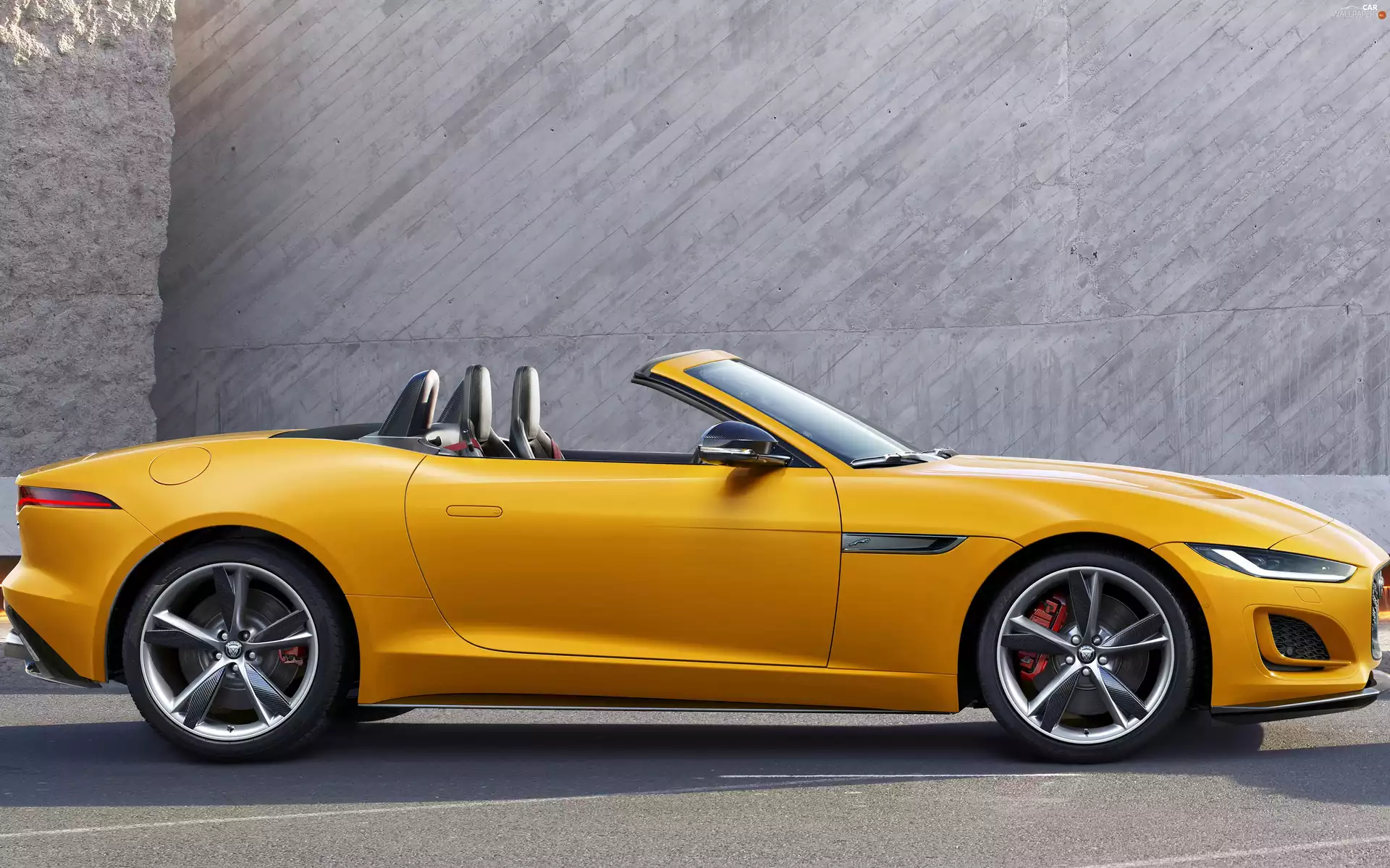 2020, Yellow, Jaguar F-Type