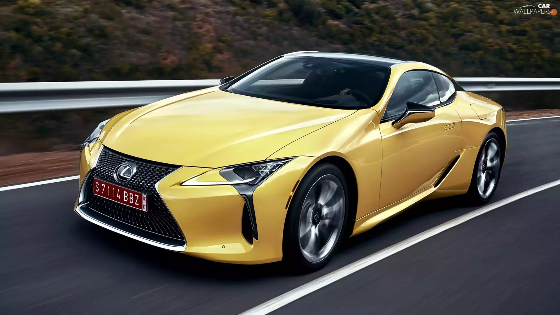 Yellow, Lexus LC500