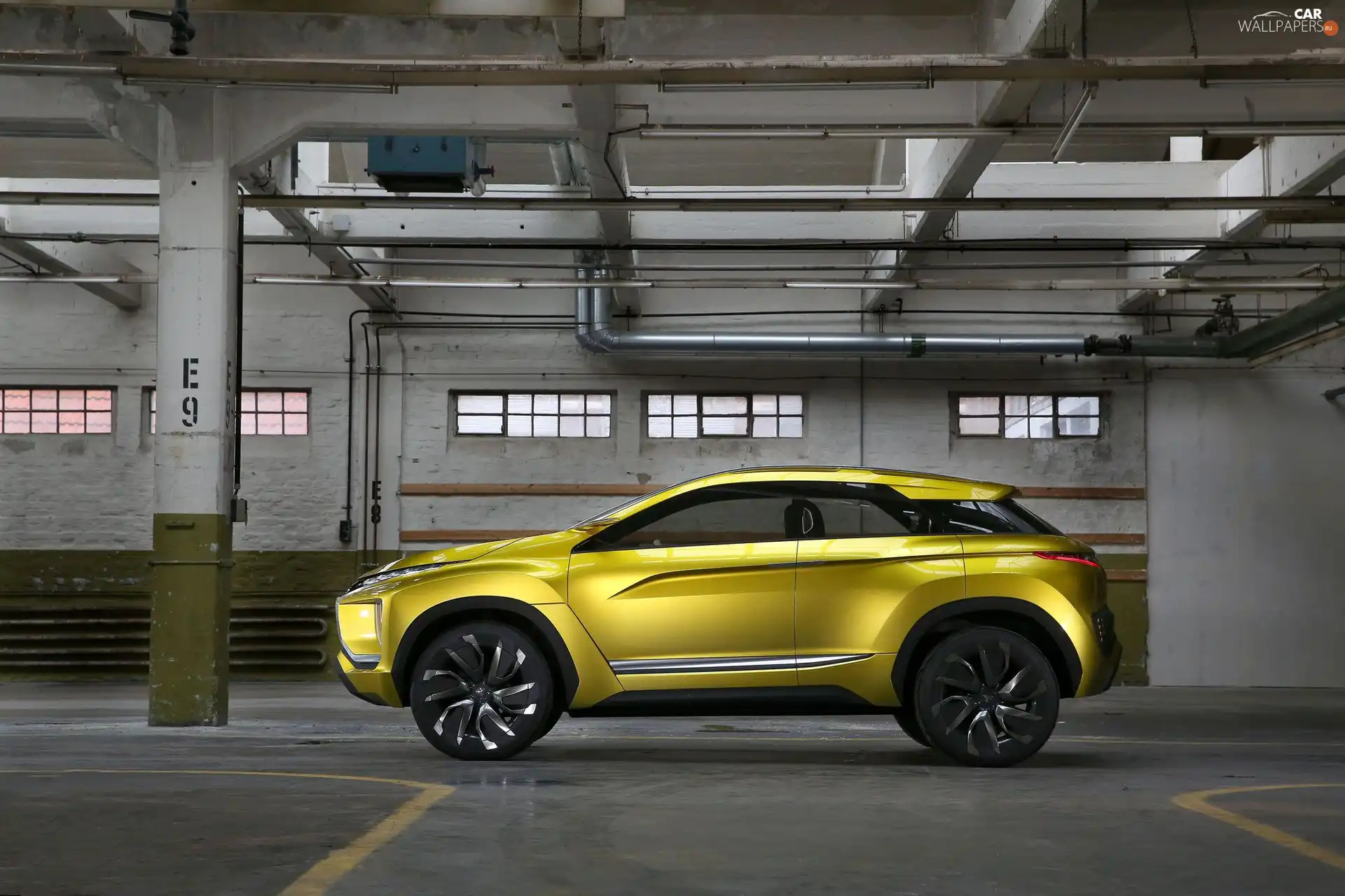 2015, Yellow, Mitsubishi eX Concept