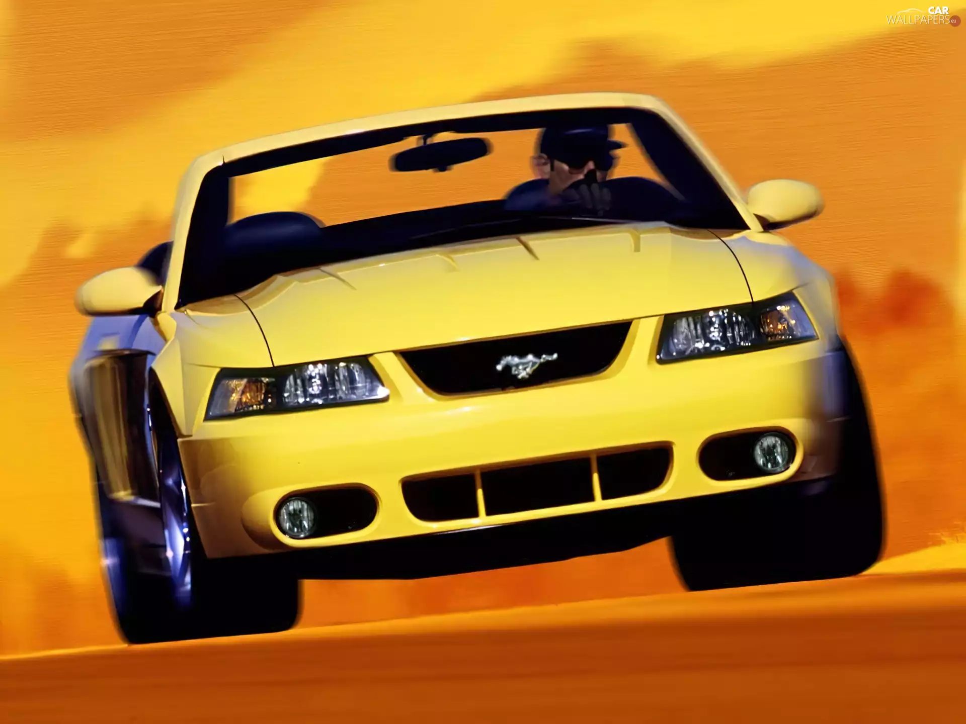 Yellow, Ford Mustang