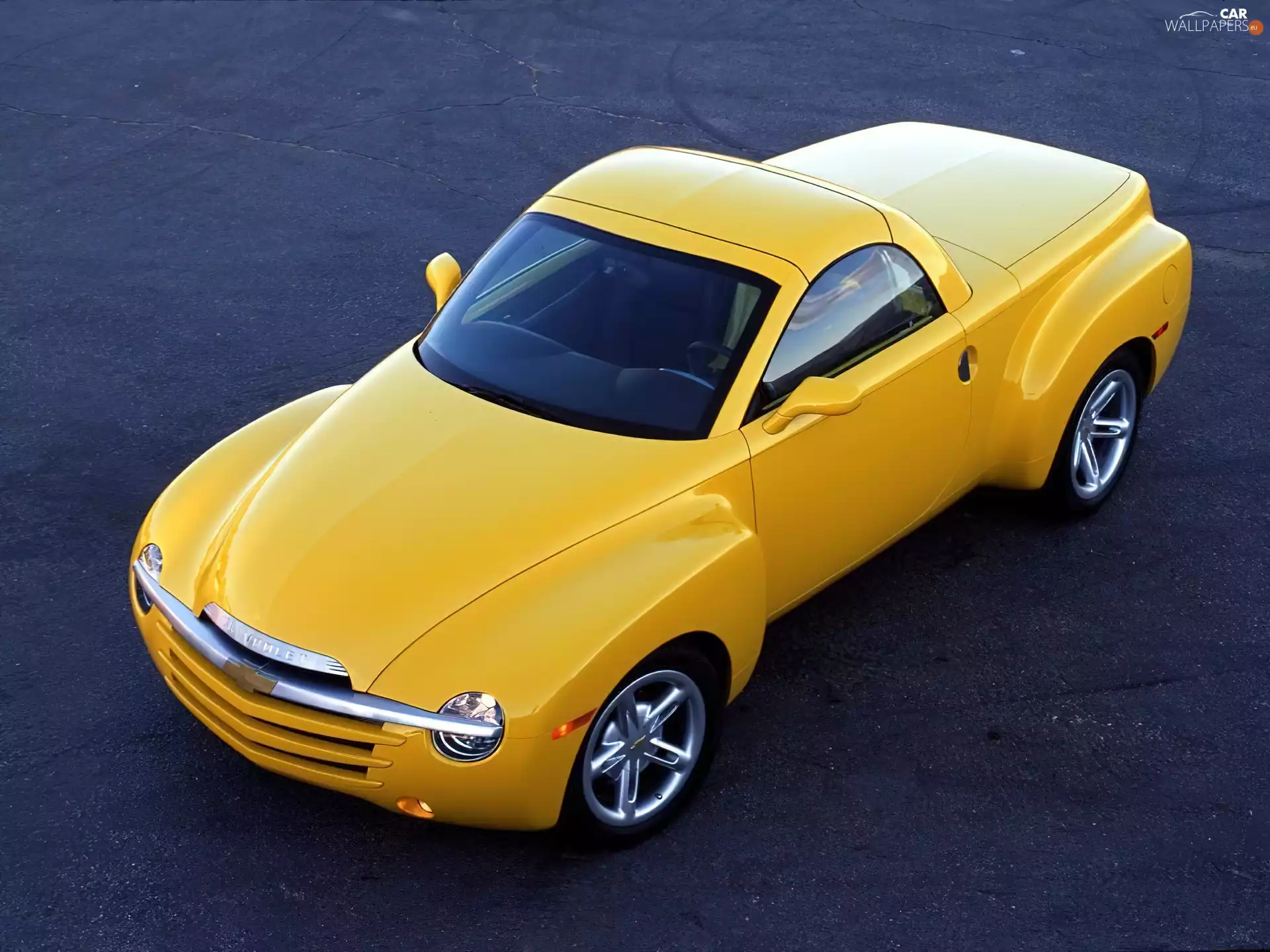 Yellow, Chevrolet, Pickup