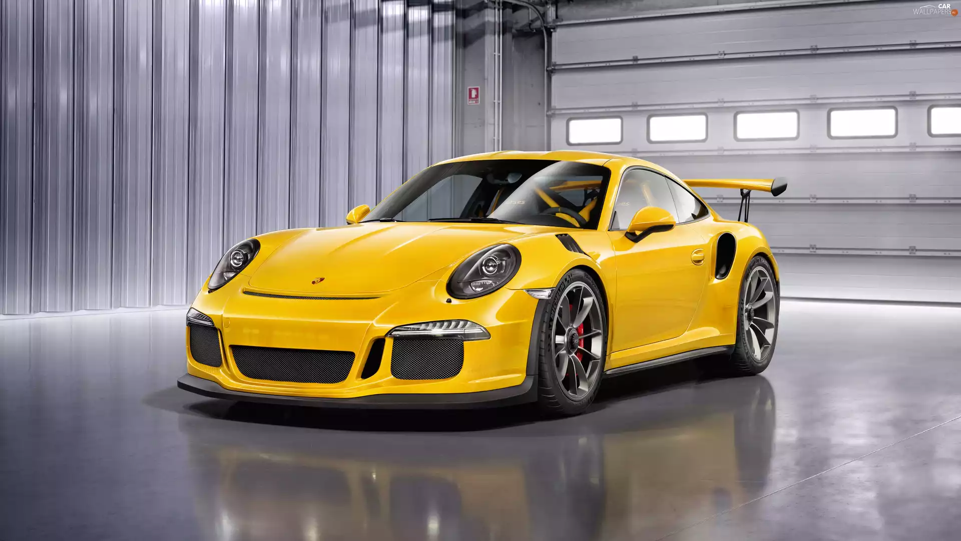 2015, Yellow, Porsche GT3 RS