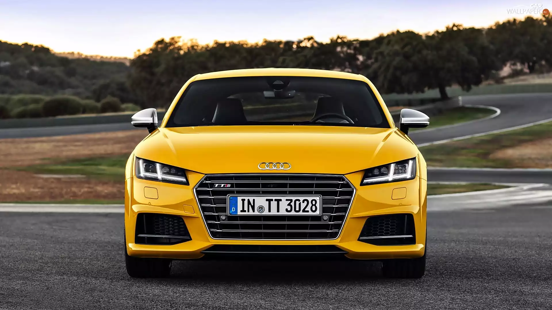 Yellow, Audi, TT