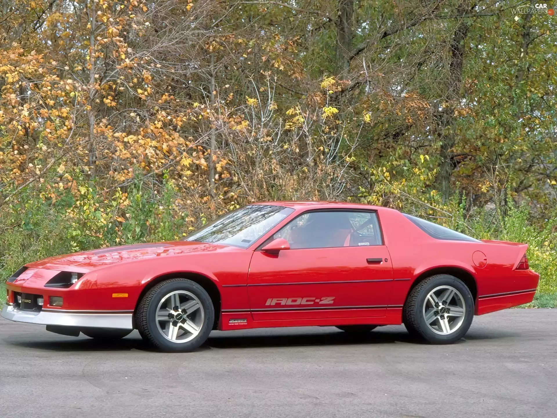 IROC-Z, Red, Chevrolet Camaro