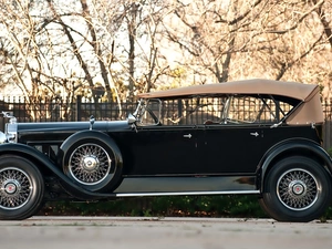 Deluxe, 1930, antique, Packard, Automobile