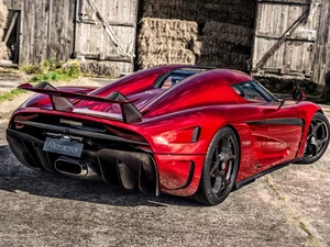 Red, Koenigsegg Regera, 2016