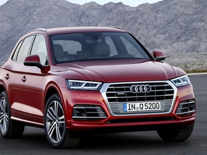Mountains, Audi Q5, 2017