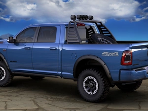 blue, Dodge Ram 2500