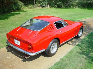 chrome, Red, Ferrari 275