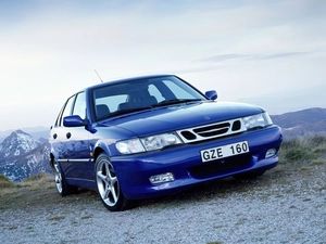 blue, Saab 9-3