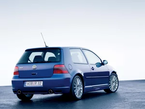 Golf 4, blue, Back, R32