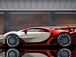 Sport, Hypercar, reflection, Bugatti Veyron EB 16.4